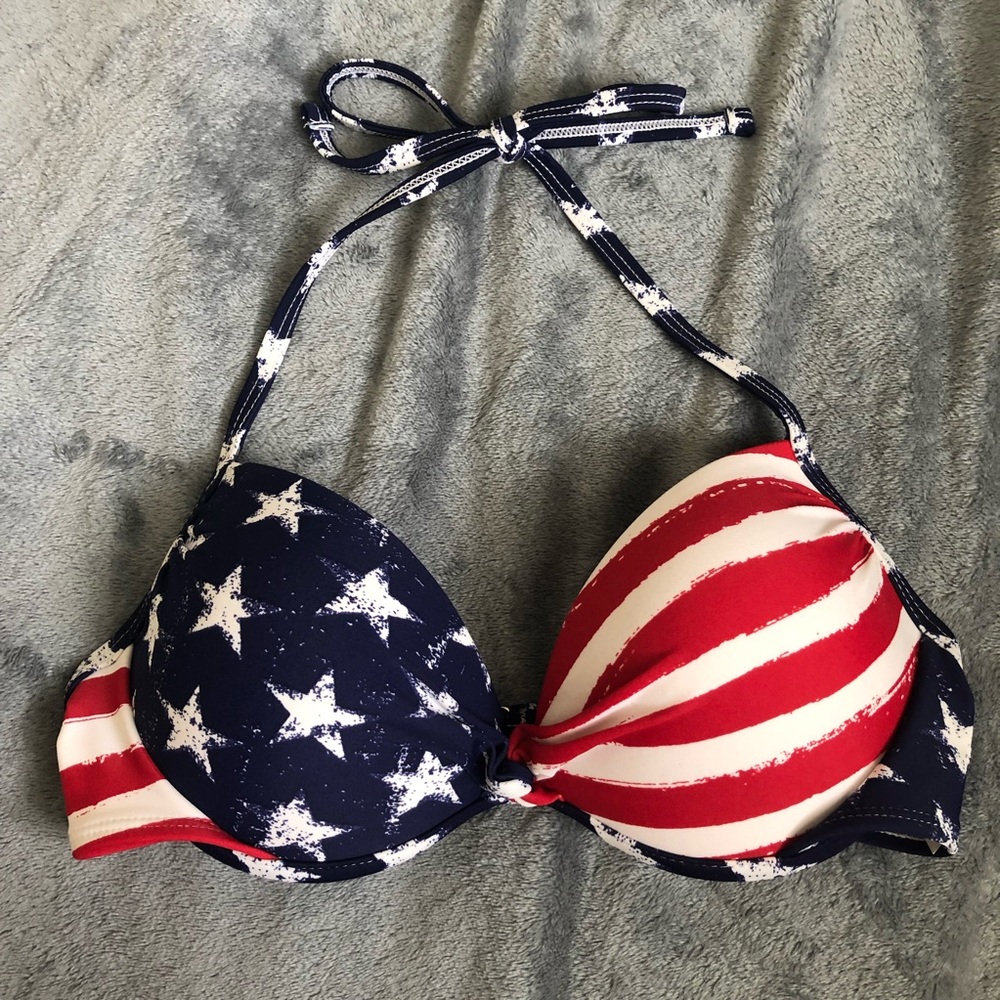 Stars and Stripes Bikini Top